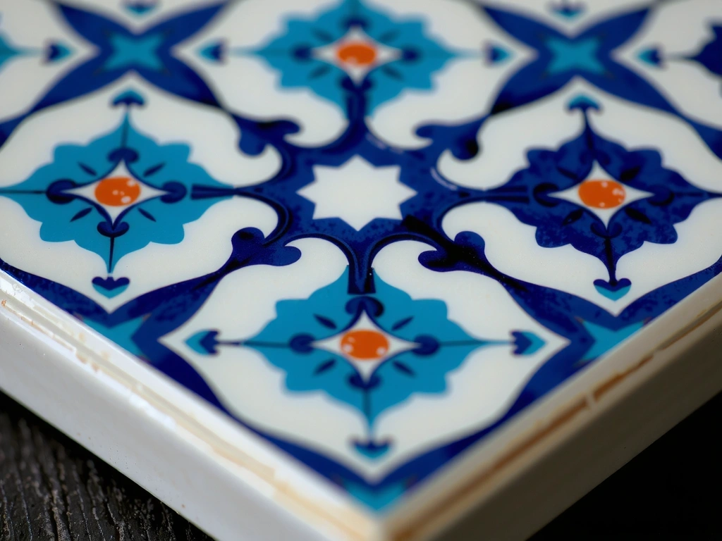 Iznik tile detail