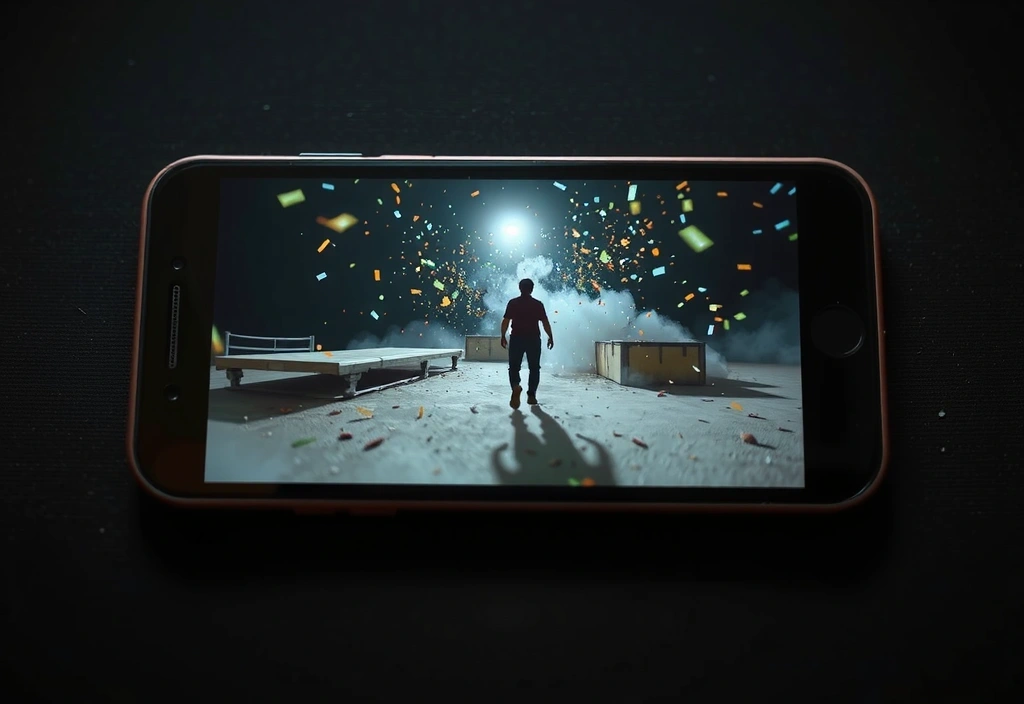 Visual hierarchy demonstration in chaotic gameplay scene