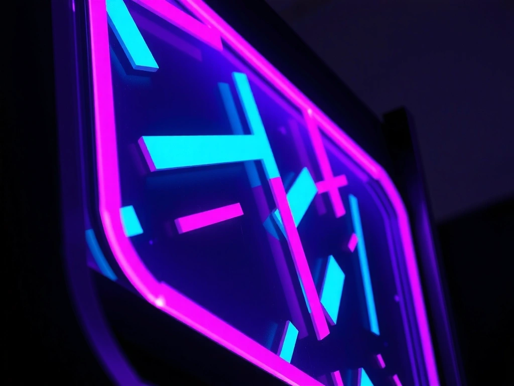 Neon Arcade Interface Visual